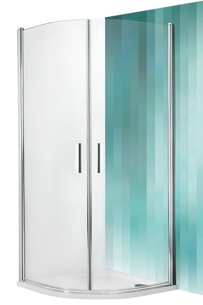 TOWER LINE TUŠ KABINA POLUKRUŽNA 1/900/2000 transparent/crom profil